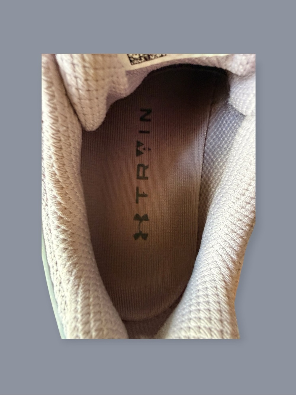 Under Armour Women’s Running Sneakers in Taupe and Ivory - Picture 9 of 11